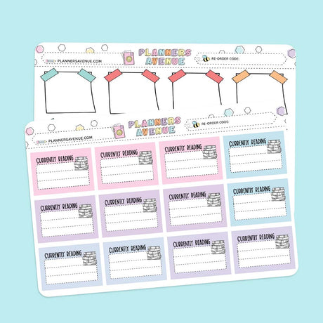 Boxes & Checklist Planner Stickers