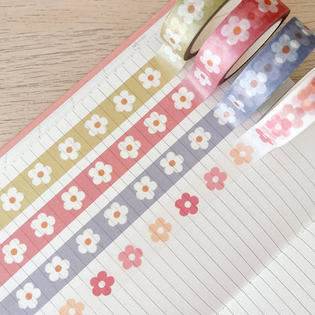 Pastel Daisies Washi Tape