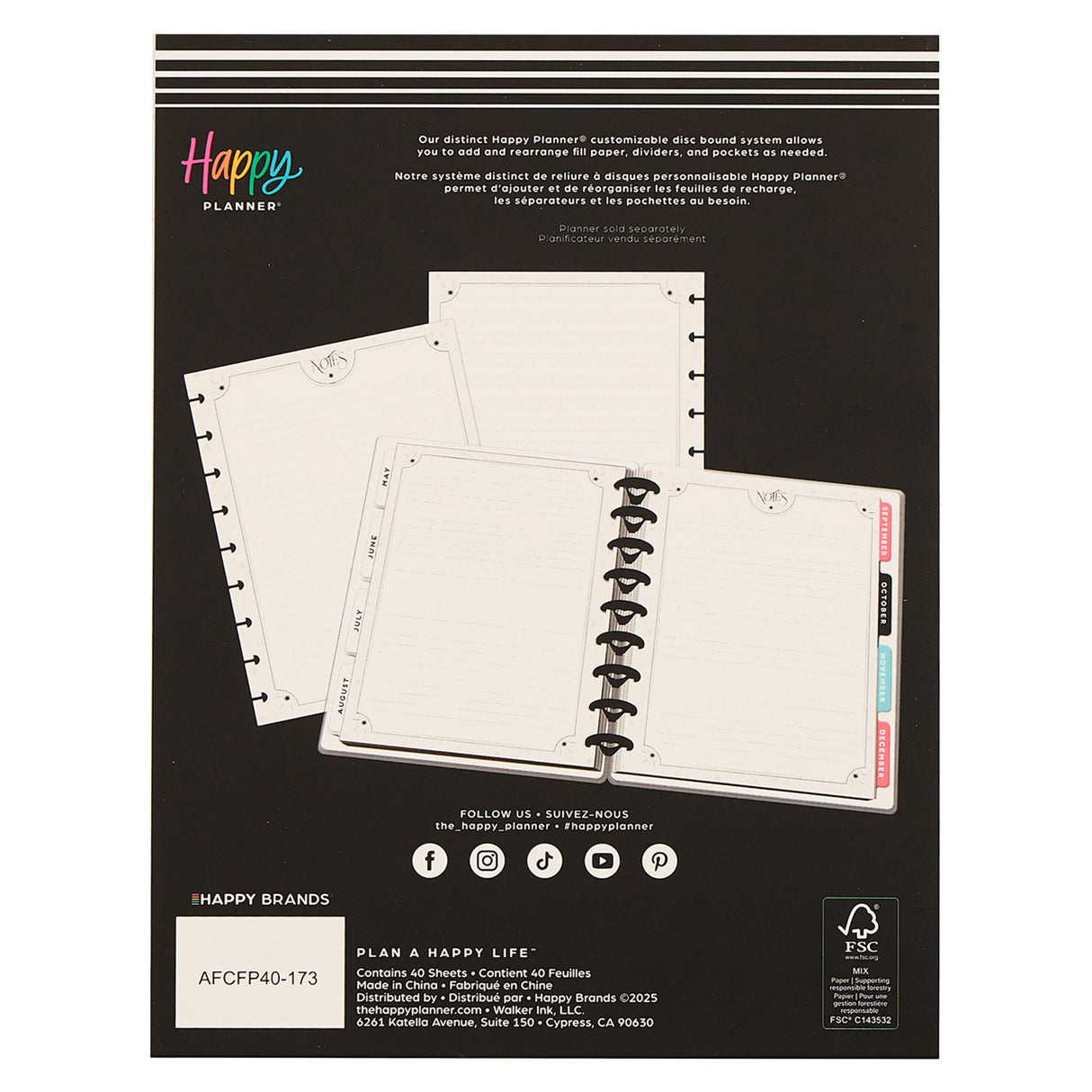 Happy Planner Eternal Stars Classic Fill Paper - Dot Lined