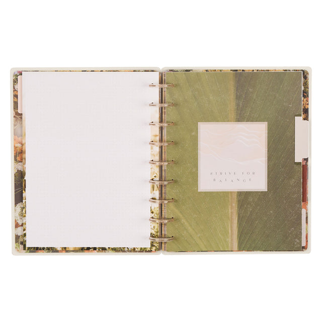 Happy Planner Classic Modern Nature Wellness Guided Journal