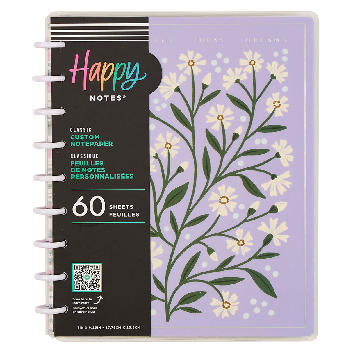 Happy Planner Spring Tapestry Classic Notebook - Lined