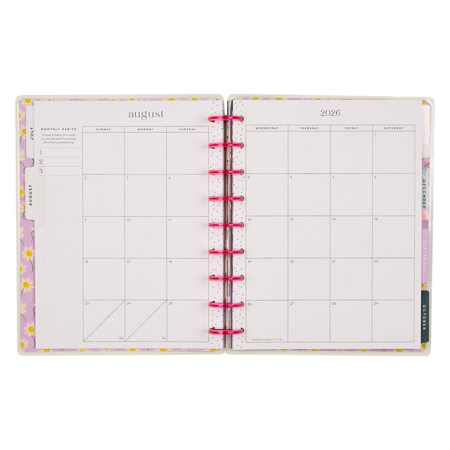 *IMPERFECT* Happy Planner 2026 - 2027 Golden Garden Mom Classic 12 Month Dated - Parenting