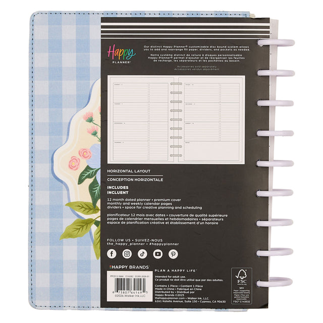 Happy Planner 2026 - 2027 Country Charm Classic Horizontal 12 Month Dated - SPECIALTY Cover