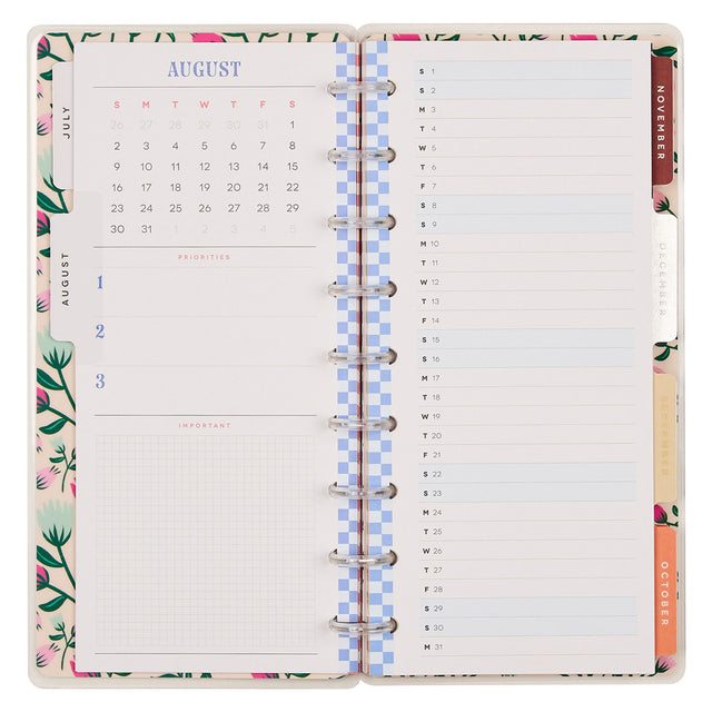 Happy Planner 2026 - 2027 "Festive Year" Skinny Classic 12 Month Dated - Horizontal