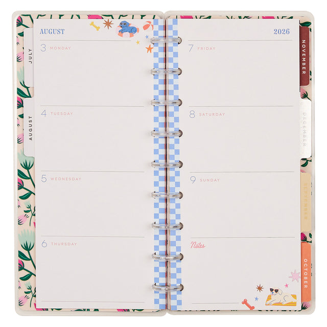 Happy Planner 2026 - 2027 "Festive Year" Skinny Classic 12 Month Dated - Horizontal