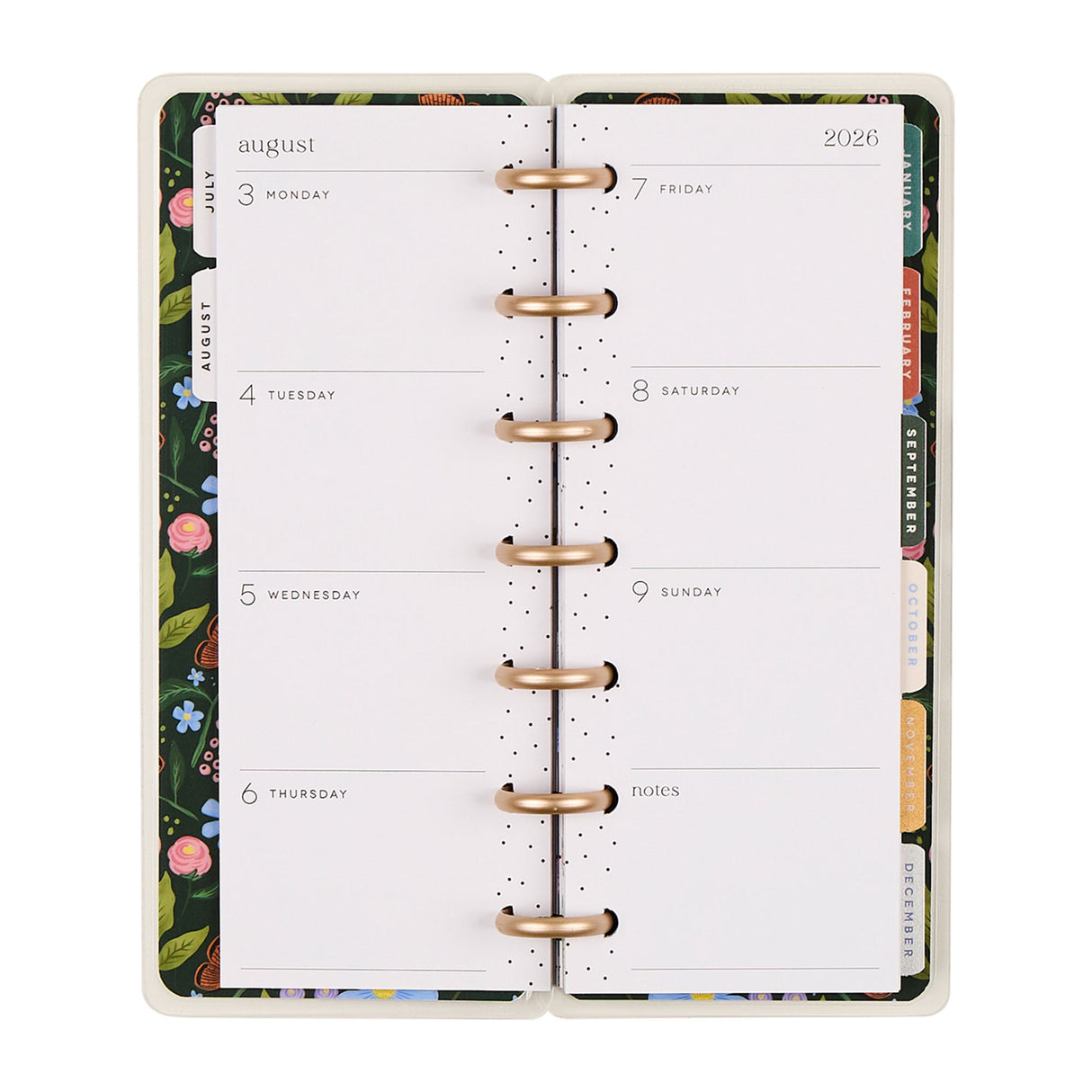 Happy Planner 2026 - 2027 Country Charm Skinny Mini 12 Month Dated - Horizontal