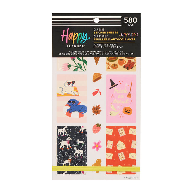Happy Planner Festive Year Sticker Book - Classic