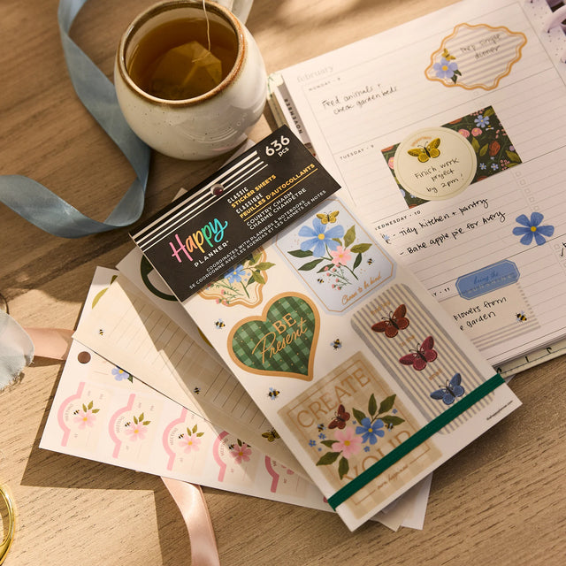 Happy Planner Country Charm Sticker Book - Classic