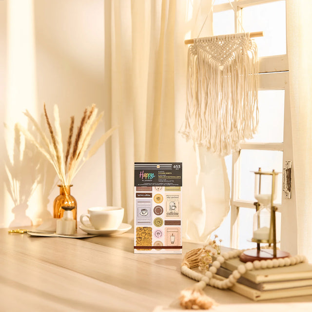 Happy Planner Cozy Cup Coffee Sticker Book - Classic