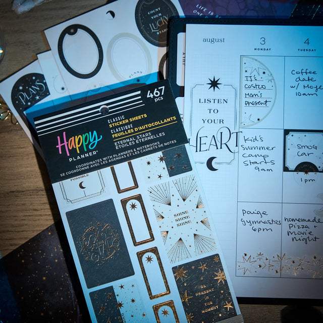 Happy Planner Eternal Stars Sticker Book - Classic