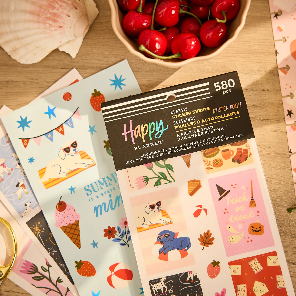 Happy Planner Festive Year Sticker Book - Classic