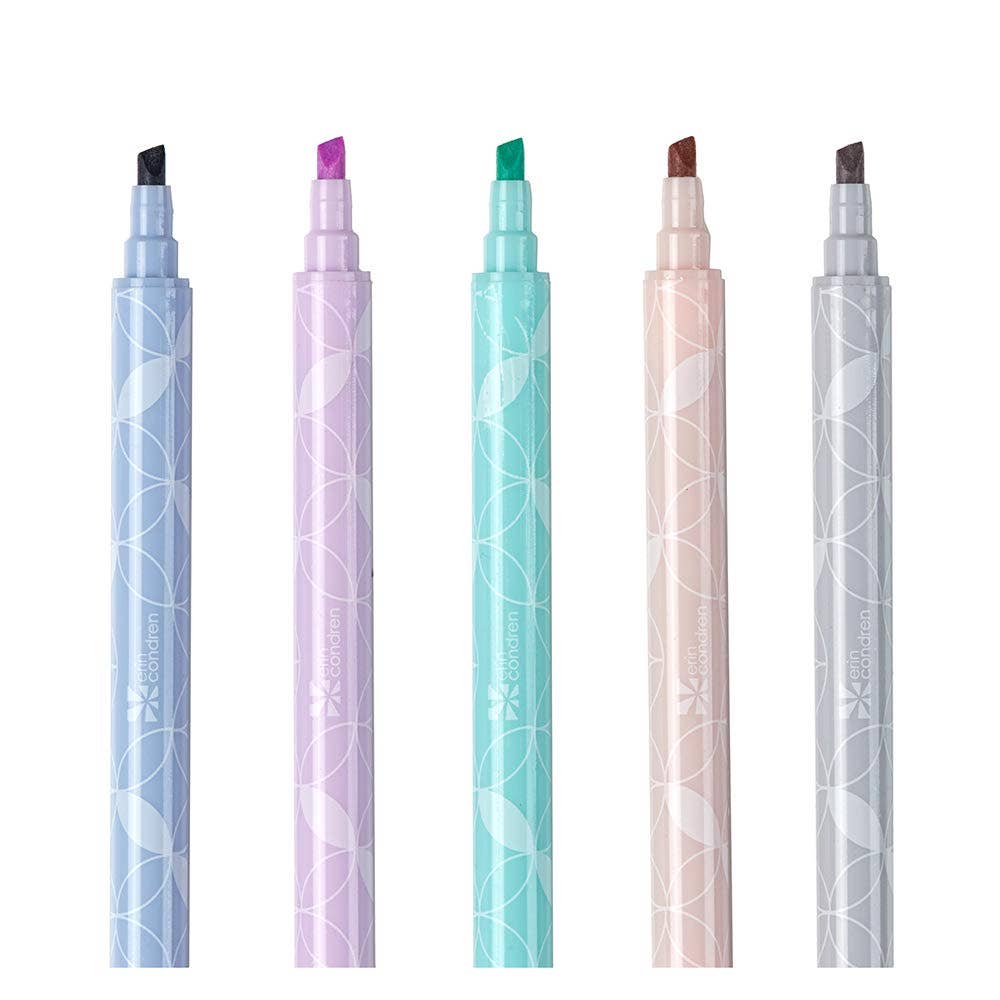 Erin Condren Dual Tip Pastel Highlighter Set
