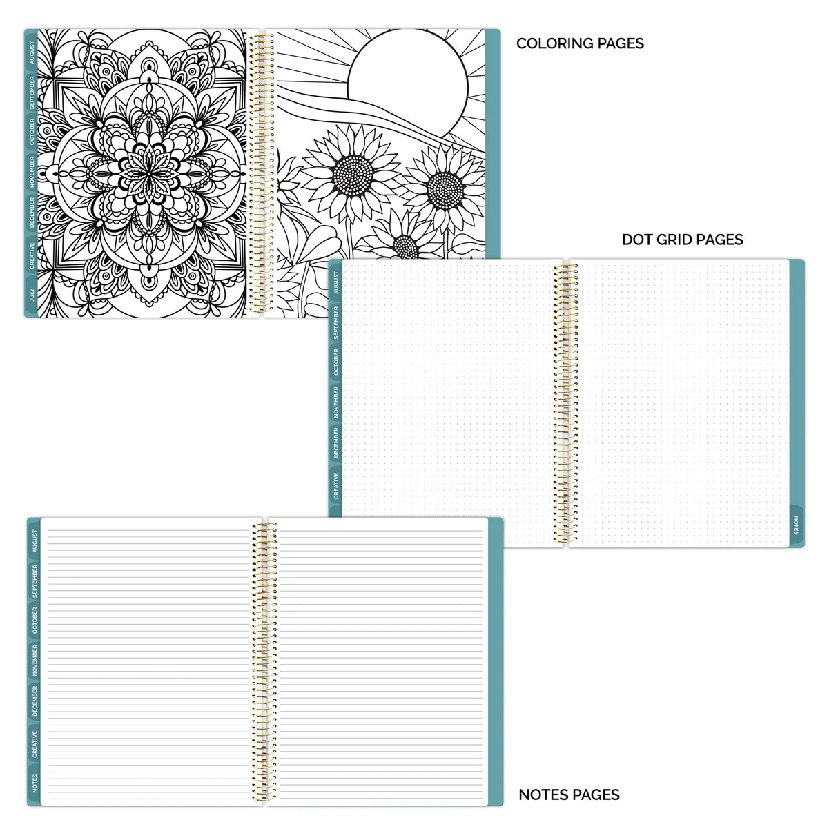 Ultimate BIG Undated Planner with Interchangeable Cover - Bloom Daily Planners