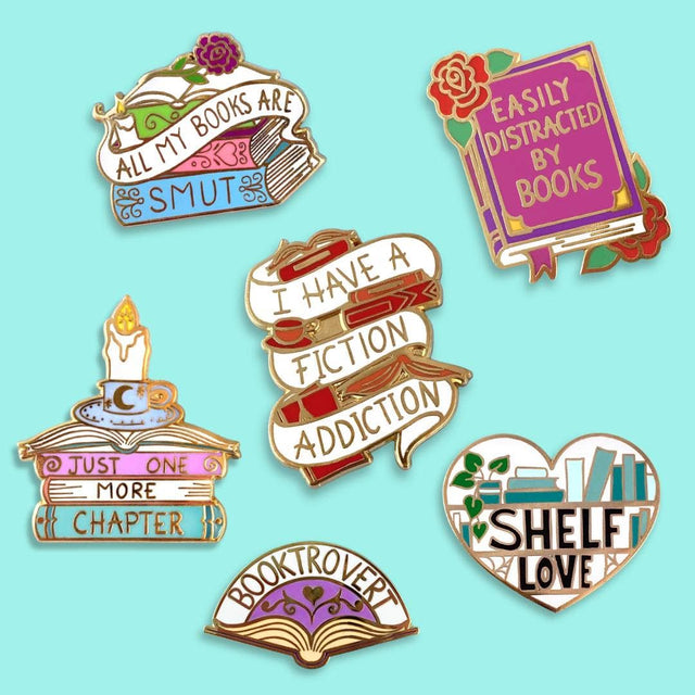 Booktrovert Lapel Pin