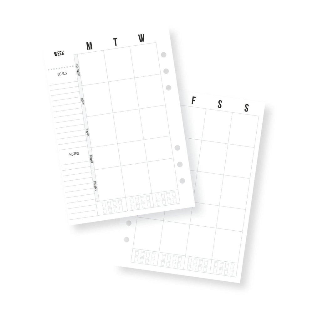 Carpe Diem Fitness A5 Planner Inserts
