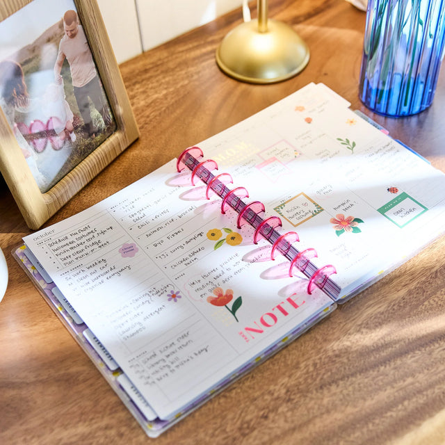 *IMPERFECT* Happy Planner 2026 - 2027 Golden Garden Mom Classic 12 Month Dated - Parenting