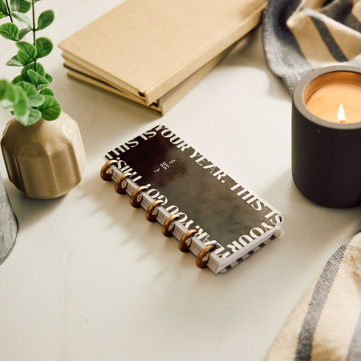 Haven and Heart Skinny Mini Horizontal Planner from The Happy Planner