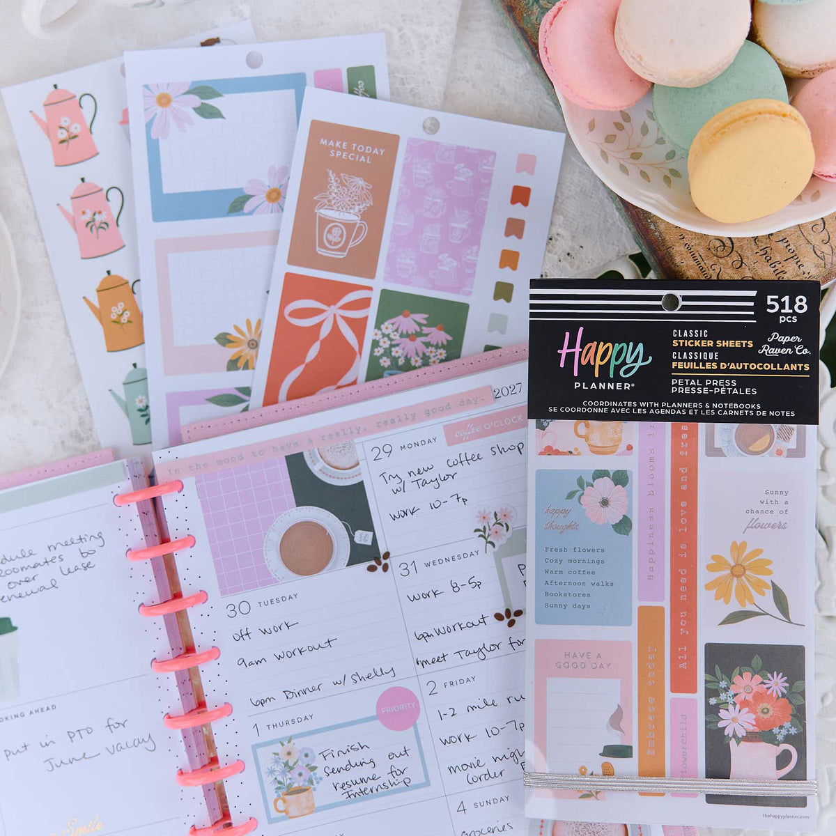 Happy Planner Petal Press Classic Sticker Book
