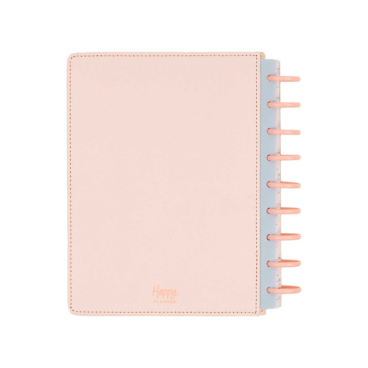 Wildflower Daydream planner pale pink back cover and peach discs