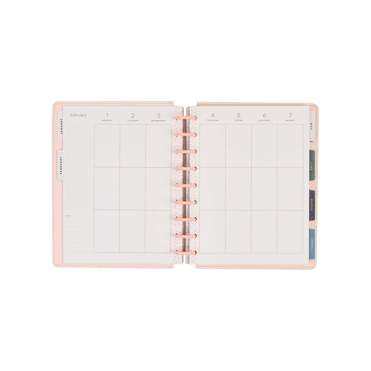 Wildflower Daydream Classic planner weekly Vertical spread with daily columns
