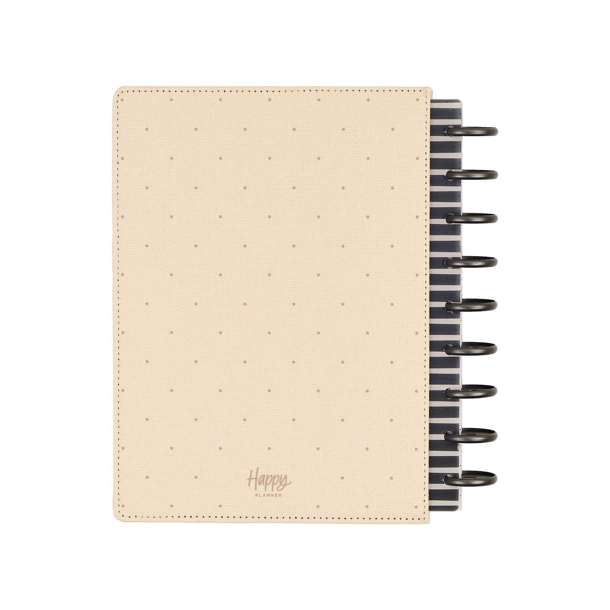 Haven & Heart planner beige back cover and black discs
