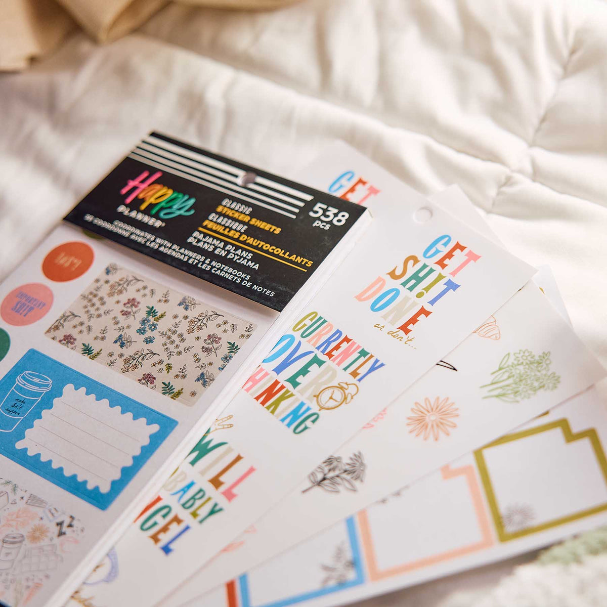 Happy Planner Pajama Plans Classic Sticker Book