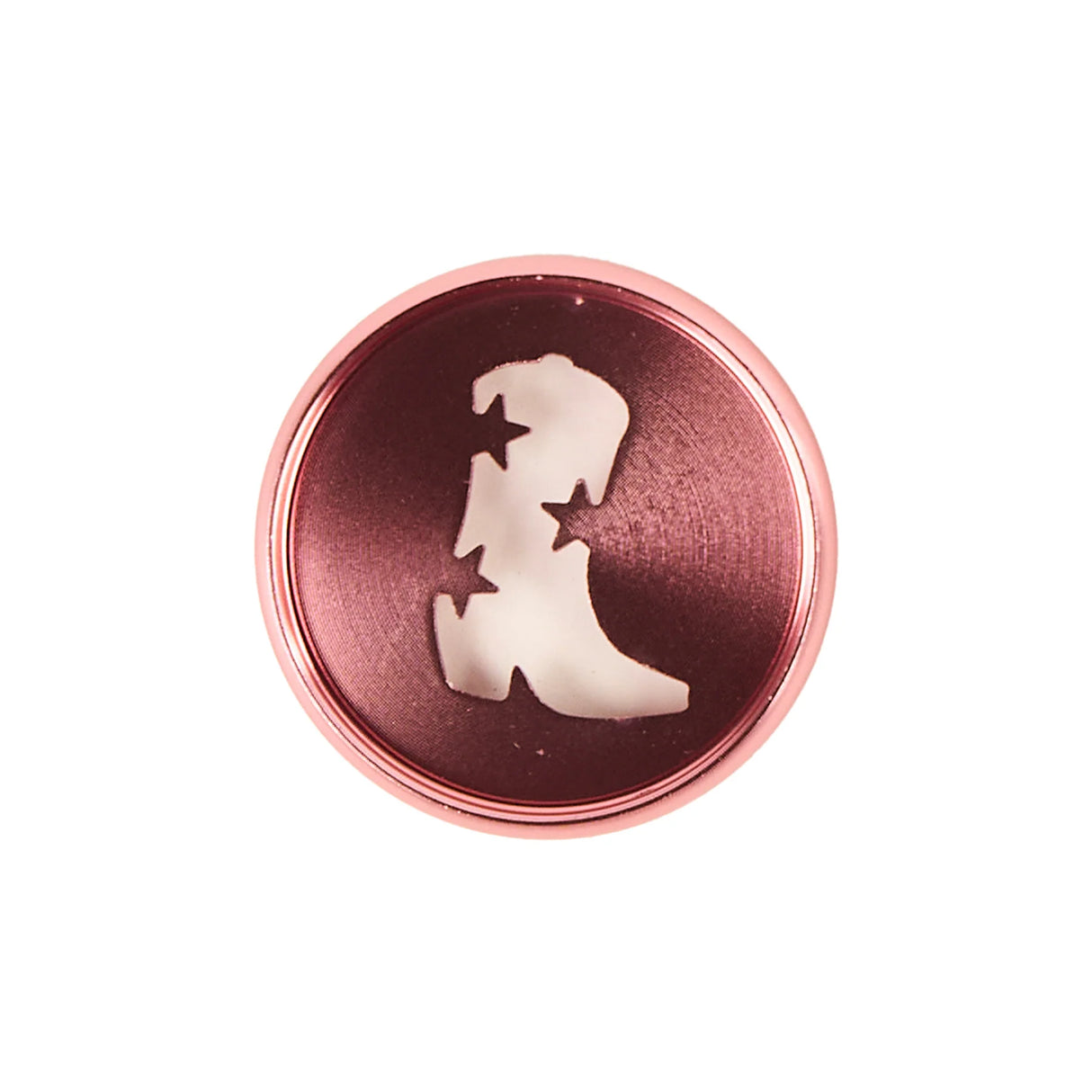 Happy Planner Coral Western Boot Medium Metal Disc Set