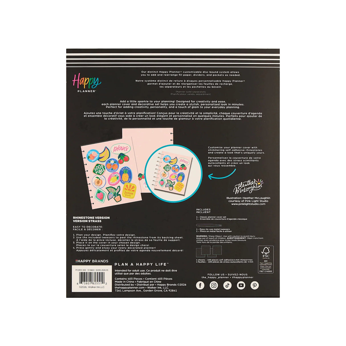 Happy Planner Classic Sweet Plans DIY Decorative Cover