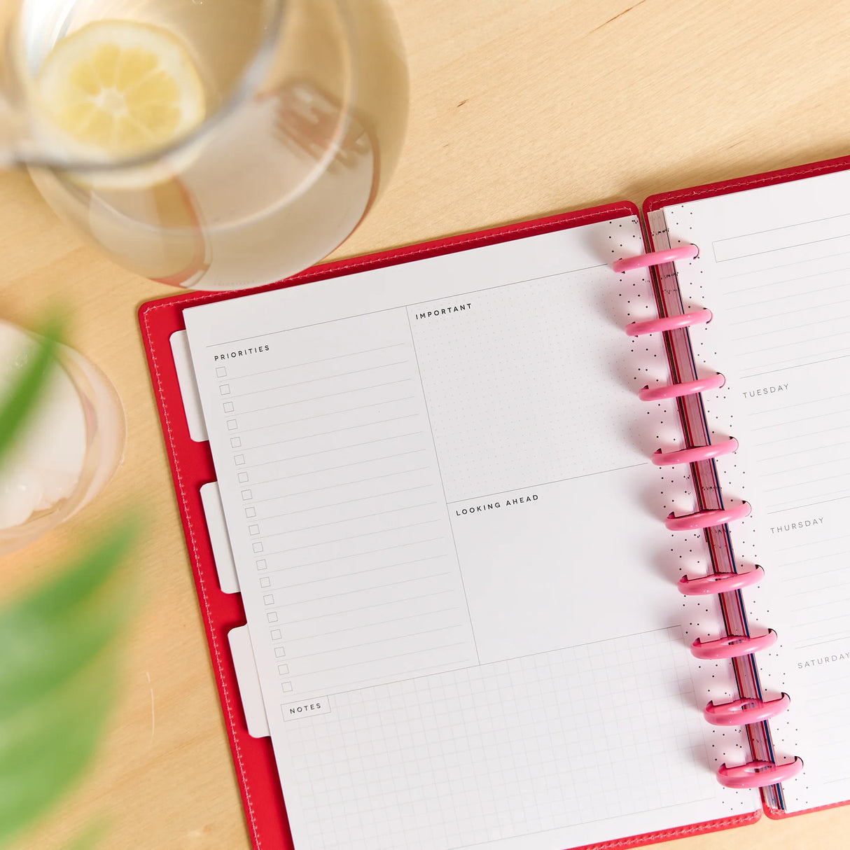 Happy Planner Deluxe Sunshine Splash Classic 12-Month Undated Planner - Dashboard