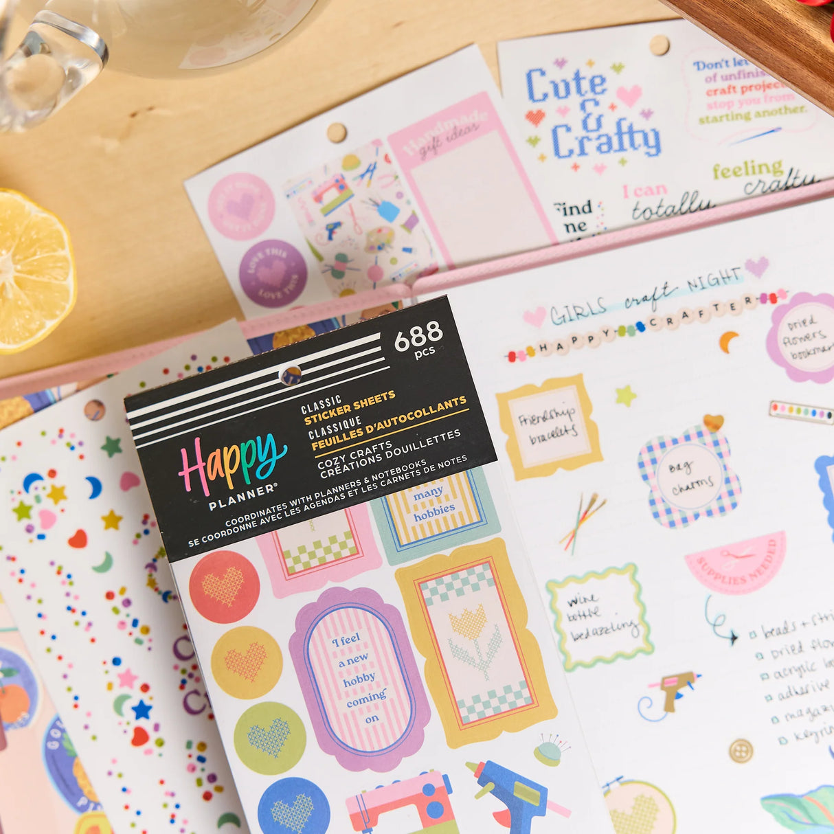 Happy Planner Cozy Crafts Classic Sticker Book