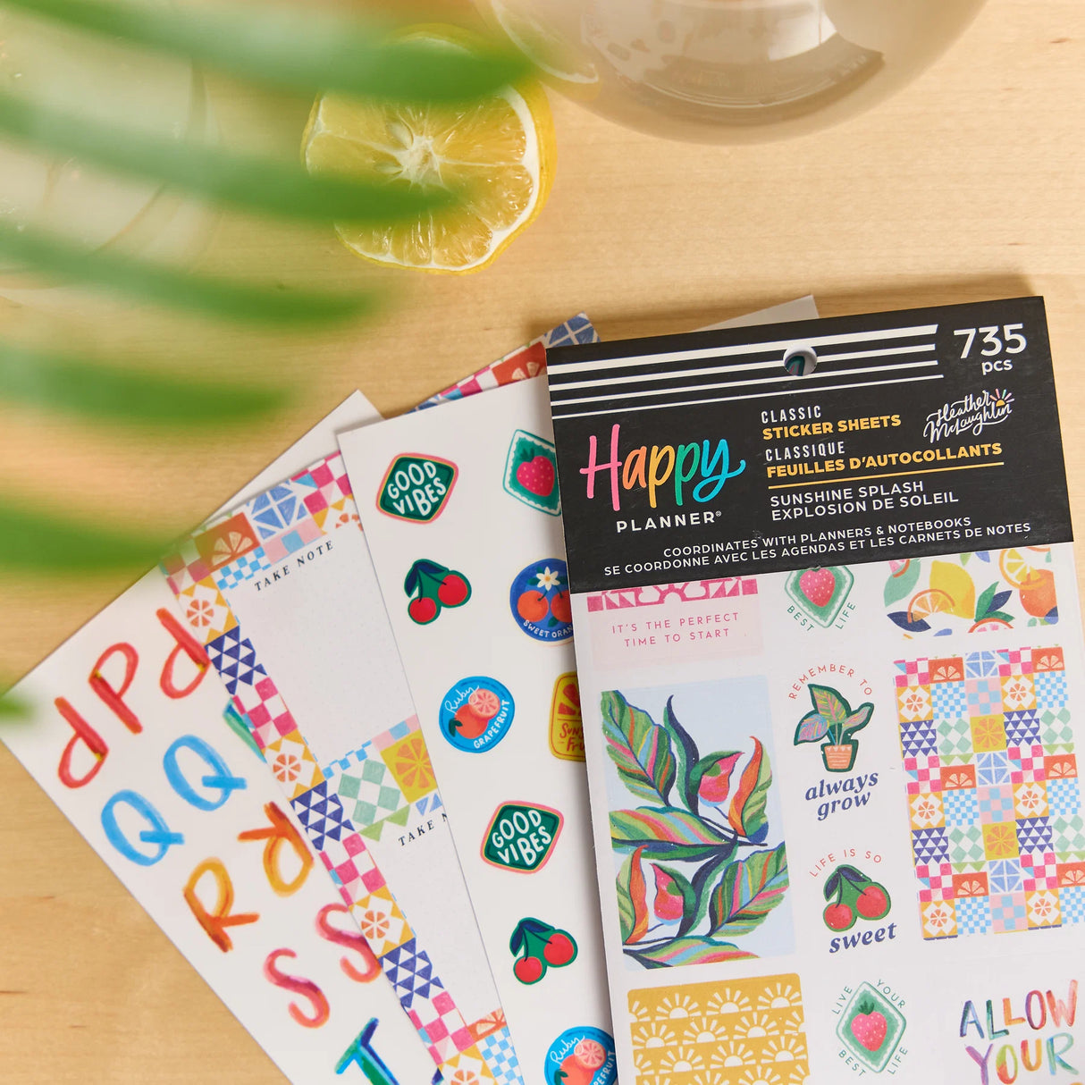 Happy Planner Sunshine Splash Classic Sticker Book