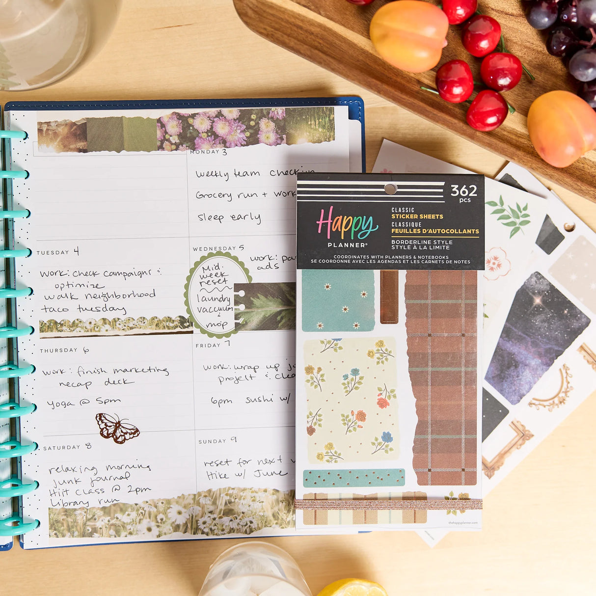 Happy Planner Borderline Classic Sticker Book