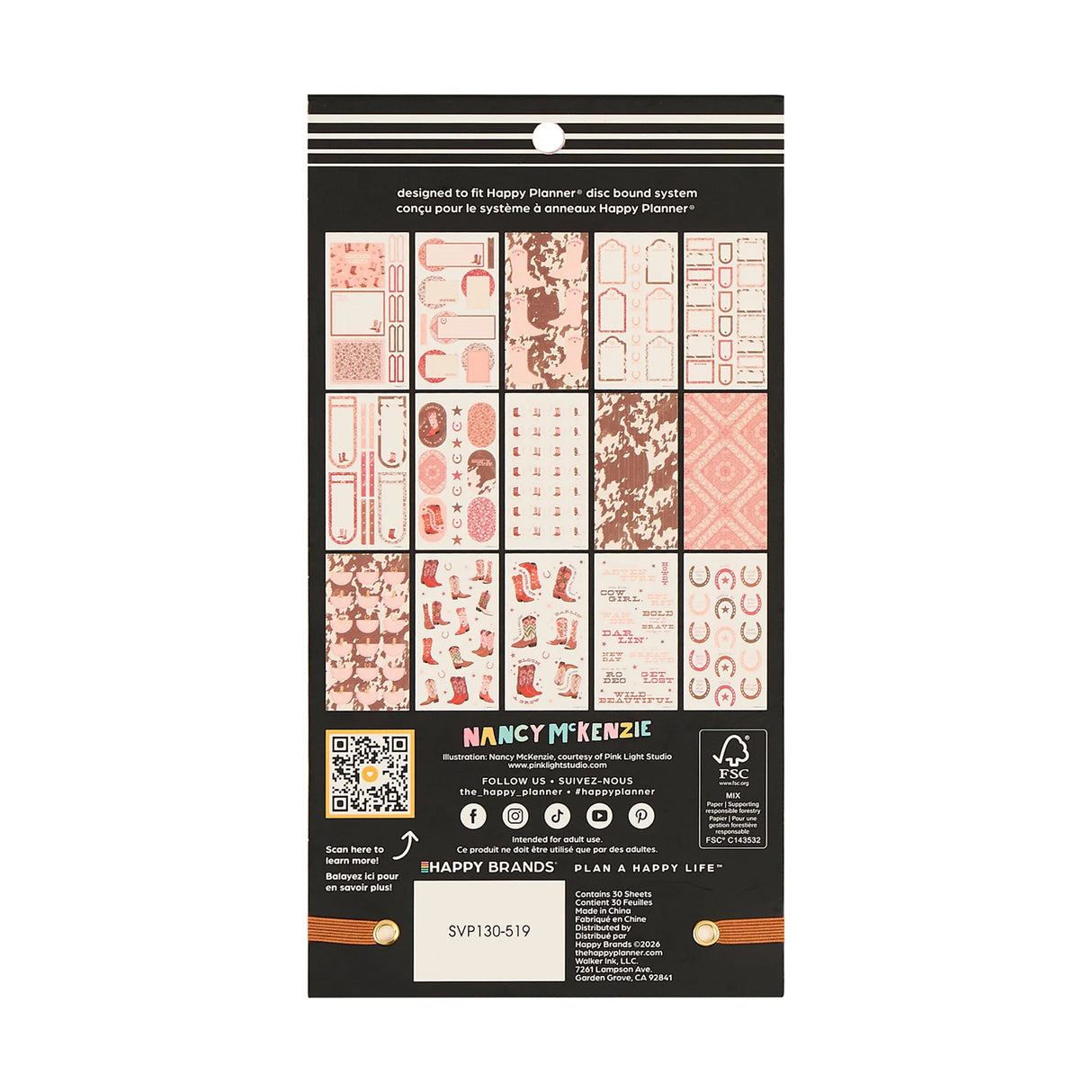 Happy Planner Western Blooms Classic Sticker Book