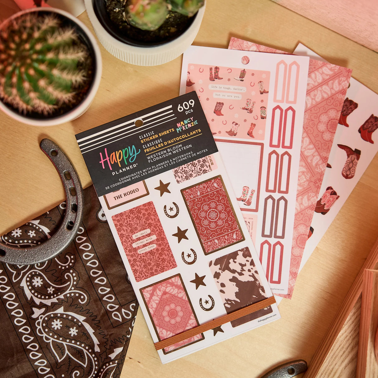Happy Planner Western Blooms Classic Sticker Book