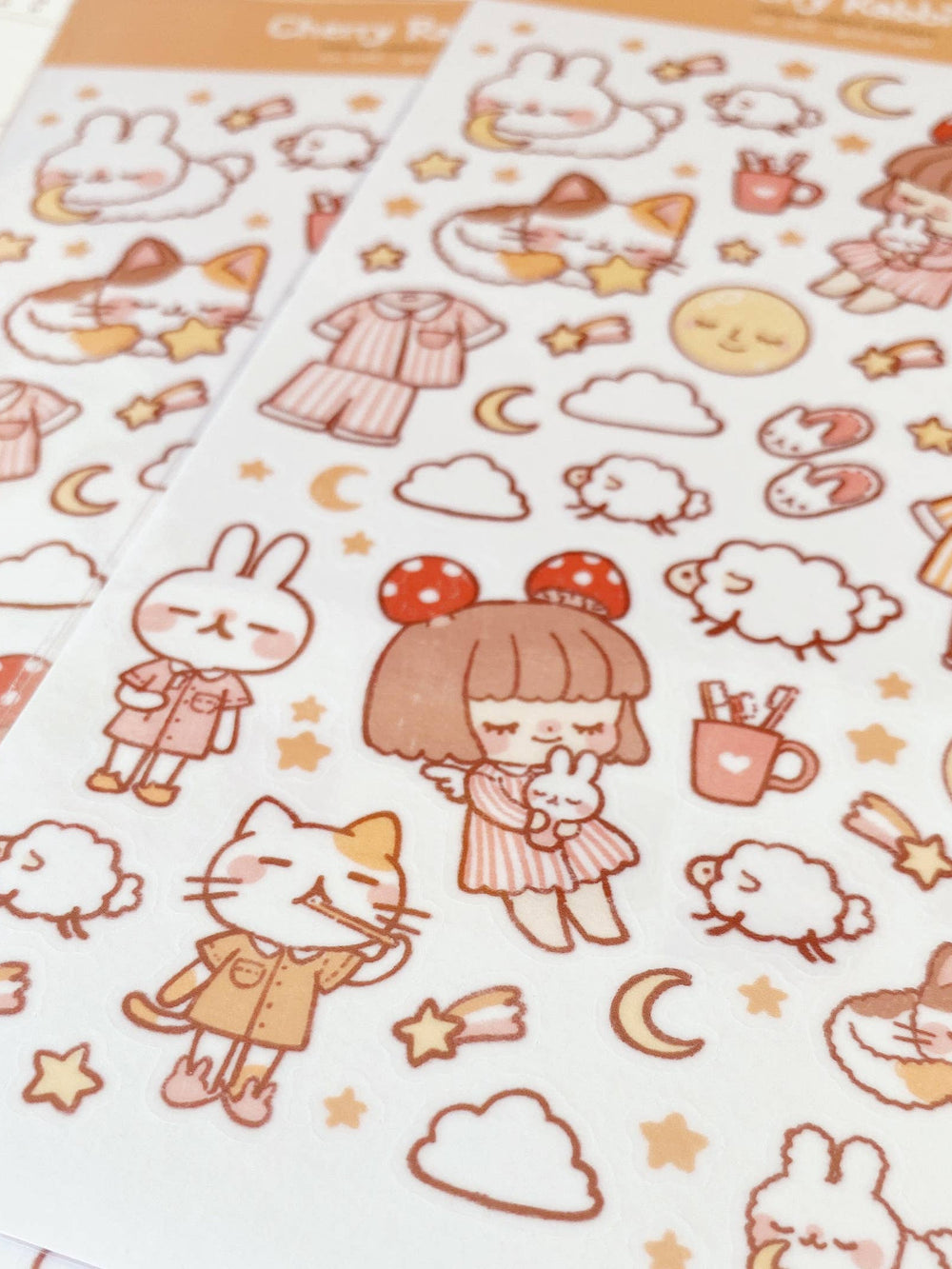 Good Night Washi Stickers by Cherry Rabbit