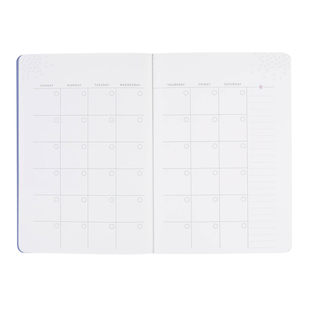 Erin Condren Monthly Petite Planner - 12-Months Undated Canvas Asterisk