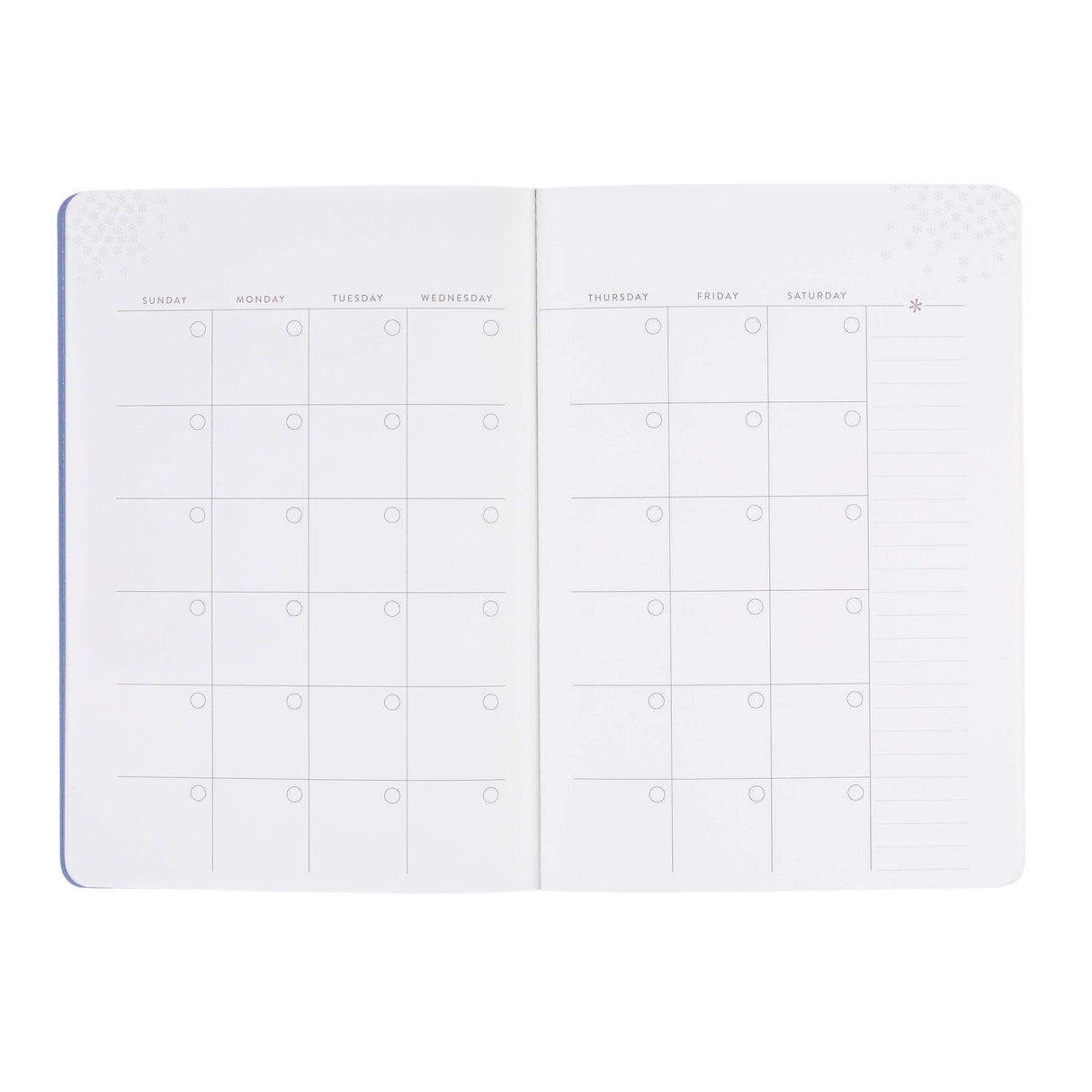Erin Condren Monthly Petite Planner - 12-Months Undated Canvas Asterisk