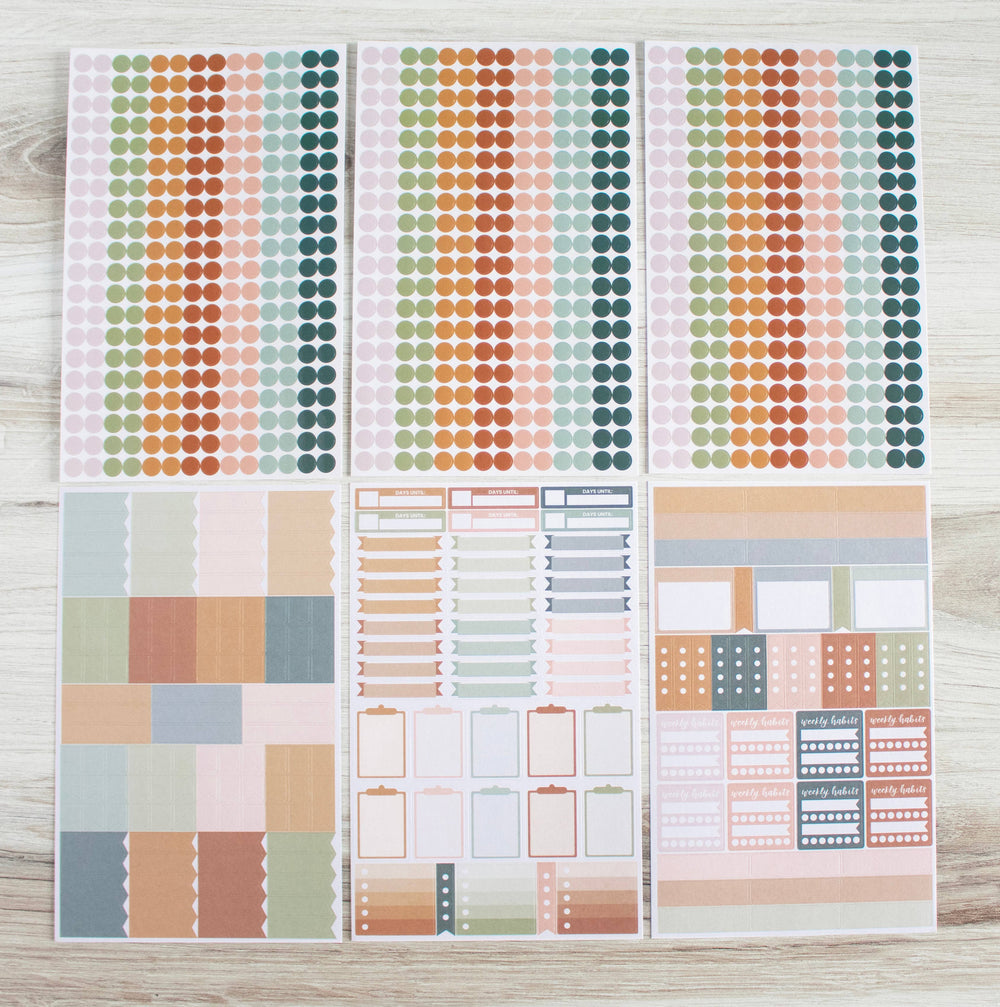 Colour Coding Stickers - Bloom Daily Planners