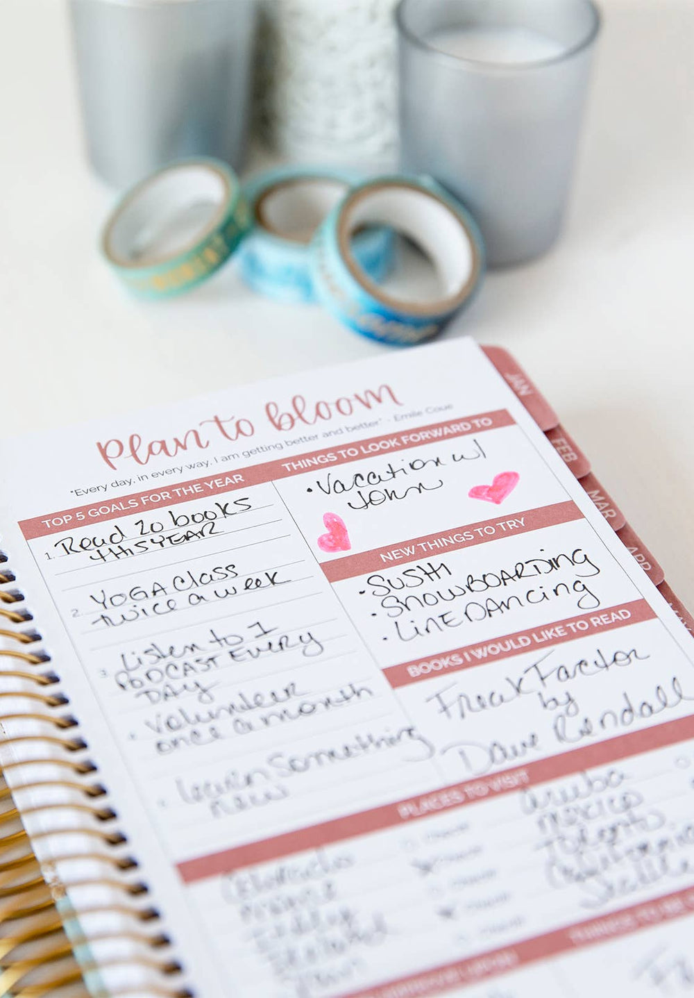 Undated Daily Planner - Bloom Daily Planners