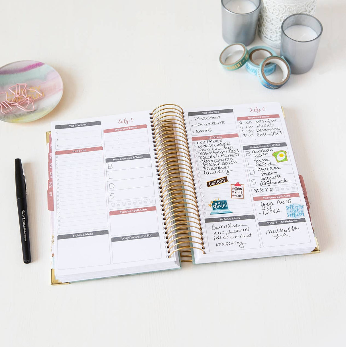 Undated Daily Planner - Bloom Daily Planners