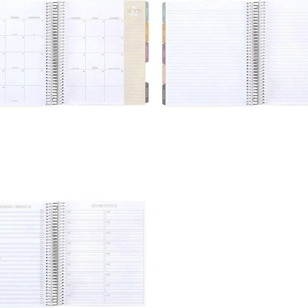 Erin Condren 7x9 Bouquet Horizontal Life Planner - 12-month Dated 2026 Jan - Dec
