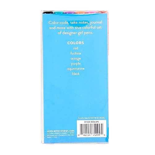 Erin Condren Gel Pen Gemtones - 6-pack