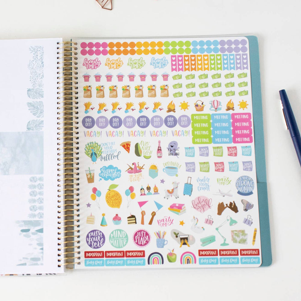 Ultimate BIG Undated Planner with Interchangeable Cover - Bloom Daily Planners