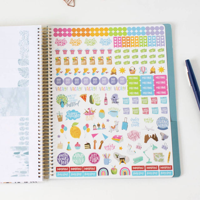 Ultimate BIG Undated Planner with Interchangeable Cover - Bloom Daily Planners