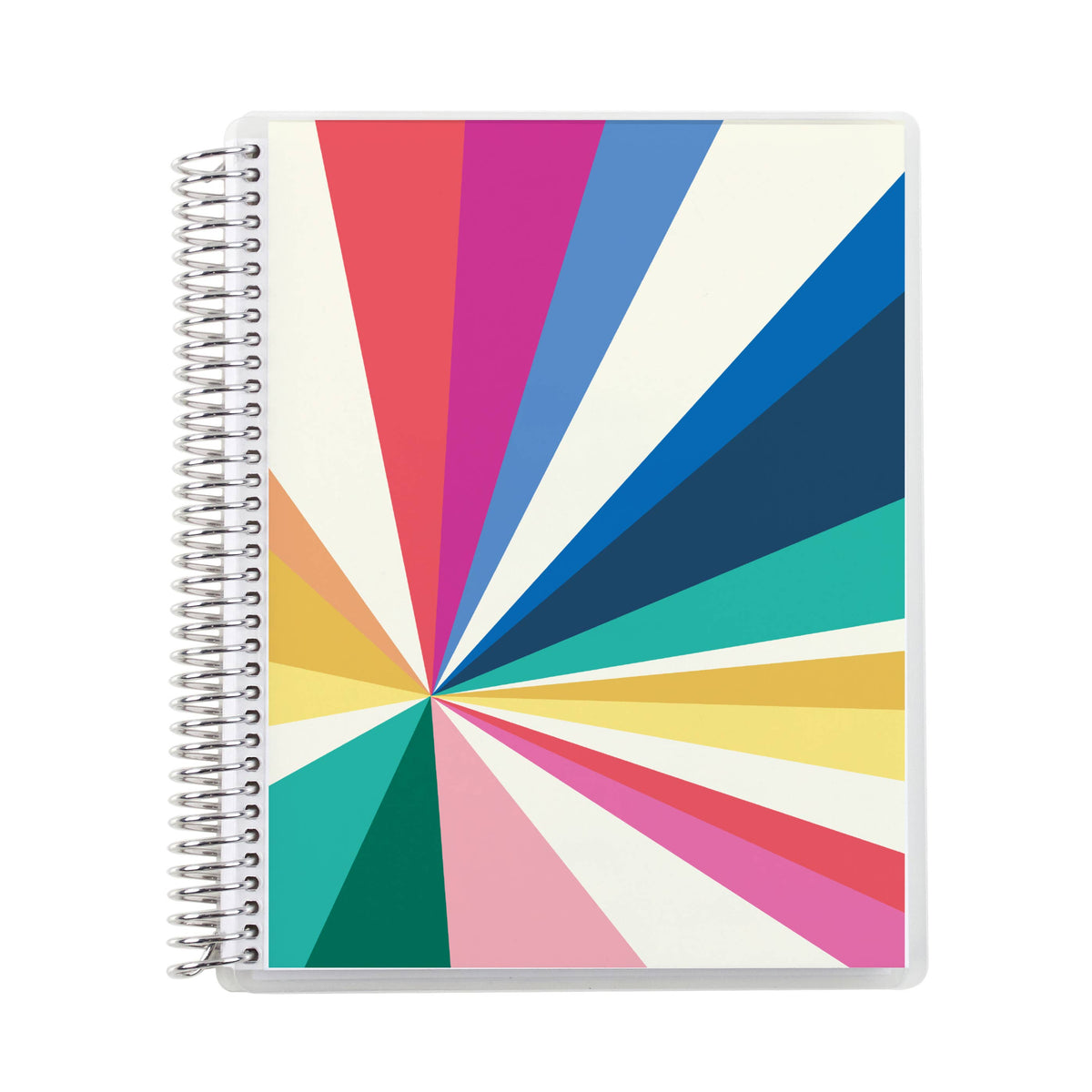 Erin Condren Legacy Coiled Notebook: Legacy starburst notebook cover and platinum coil