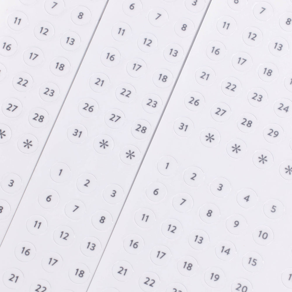 Erin Condren Transparent Date Dots Stickers