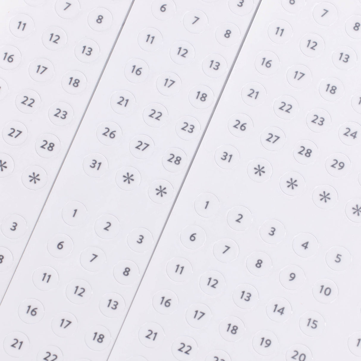 Erin Condren Transparent Date Dots Stickers
