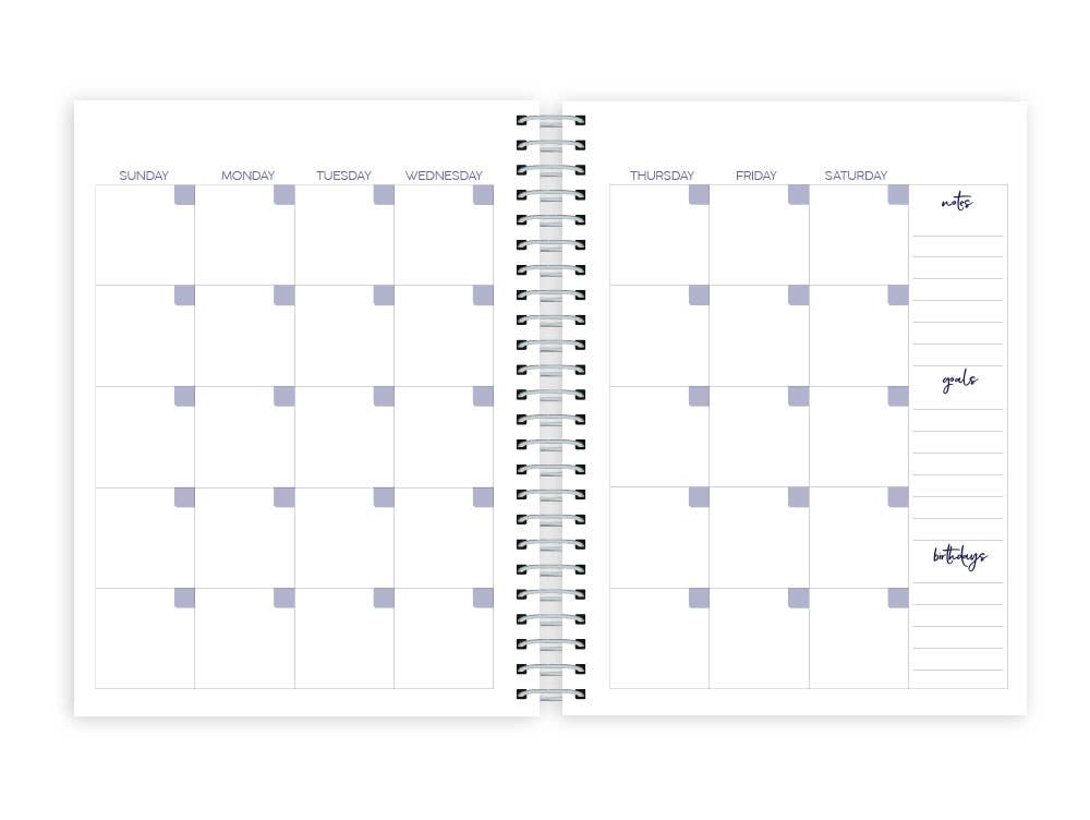 Undated Sun Moon Celestial Planner