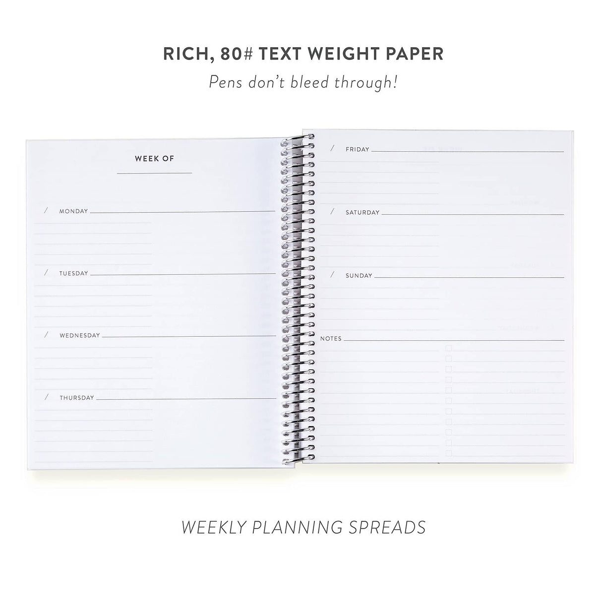 Erin Condren Weekly Undated Focused Planner