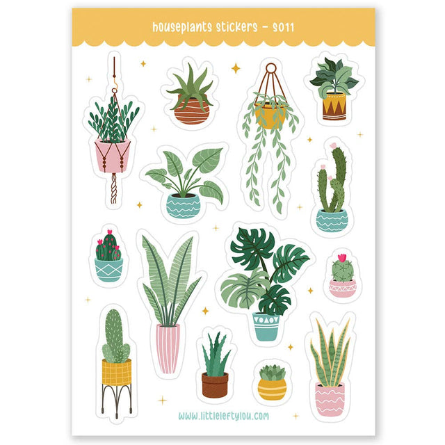 House Plants Stickers by Little Lefty Lou